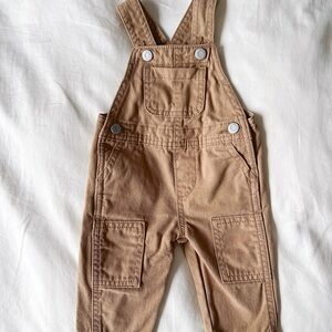 Old Navy Baby 0-3 Months Tan Overalls
